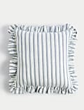 Linen Blend Striped Cushion
