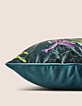 Bird Floral Embellished Cushion