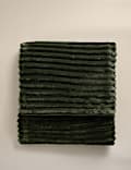 Fleece Ribbed Throw