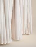 Fleece Ribbed Throw