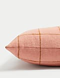 Pure Cotton Checked Cushion