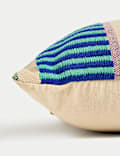 Set of 2 Modern Striped Outdoor Cushions