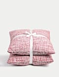 Set of 2 Pure Cotton Outdoor Cushions