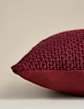 Pure Wool Basket Weave Cushion