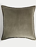 Pure Cotton Velvet Large Cushion