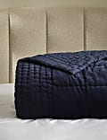 Cotton Velvet Quilted Bedspread