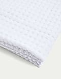 Pure Cotton Large Waffle Throw