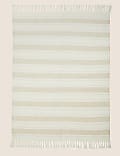 Pruhovaný přehoz z čisté bavlny