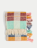 Pure Cotton Boho Large Throw
