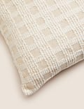 Pure Cotton Checked Cushion
