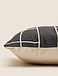 Cotton Rich Geometric Bolster Cushion