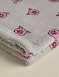 Percy Borg Fleece Throw