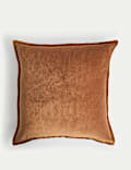 Coussin en velours 100 % coton