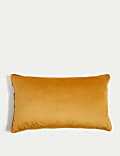 Velvet Piped Bolster Cushion