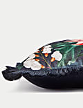 Velvet Floral Cushion