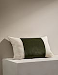 Velvet Panel Bolster Cushion