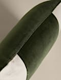 Velvet Panel Bolster Cushion