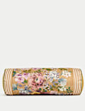 Pure Cotton Floral Bolster Cushion
