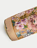 Pure Cotton Floral Bolster Cushion