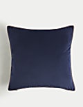 Velvet Bird Embellished Cushion