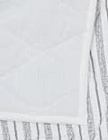 Pure Cotton Striped Quilted Bedspread