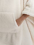 Teddy Fleece Hooded Blanket