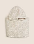 Teddy Fleece Hooded Blanket
