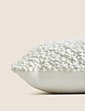 Bouclé-Kissen aus reiner Baumwolle