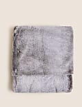 Tipped Faux Fur Throw