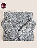 Decke aus Teddy-Fleece mit Ärmeln