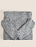 Decke aus Teddy-Fleece mit Ärmeln