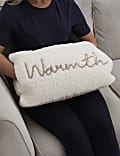 Borg Fleece Warmth Pocket Bolster Cushion