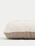Borg Fleece Warmth Pocket Bolster Cushion