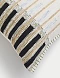 Wool Blend Textured Bolster Cushion