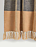 Pure Cotton Woven Geometric Checked Throw