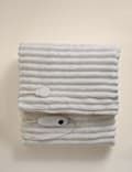 Ribbed Fleece Electric Throw