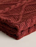 Cable Knit Throw