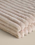 Fleece Ribbed Throw