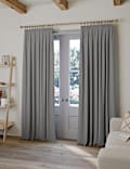 Brushed Pencil Pleat Blackout Ultra Temperature Smart Curtains