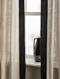Tab Top Curtains with Stripe