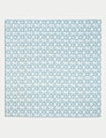 Pure Cotton Ikat Geometric Bedspread