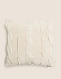 Pure Cotton Cable Knit Cushion