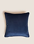 Velvet Spring Bird Cushion