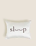 Embroidered Silk Bolster Cushion