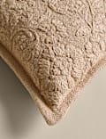 Cotton Rich Floral Embroidered Cushion