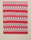 Knitted Fair Isle Throw