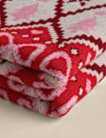 Knitted Fair Isle Throw