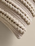 Cotton with Wool Plait Cushion