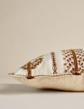 Pure Cotton Embroidered Bolster Cushion