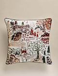Pure Cotton Woodland Cushion
